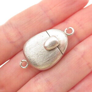 Whitney Kelly 925 Sterling Silver Vintage Bracelet / Necklace Box Lock Clasp
